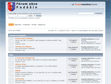 Tablet Screenshot of forum.podesin.cz